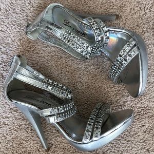 Jeweled heels